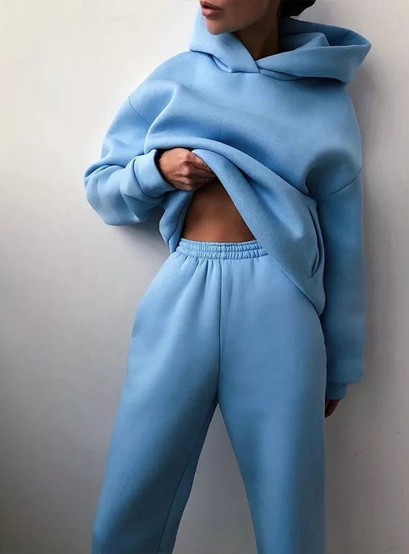 Oversized blu Hoodie