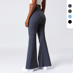 Flare pant high-rise