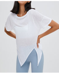 Off-Shoulder cotton t-shirt