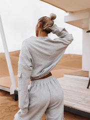 Oversized Cropped Tracksuit- top